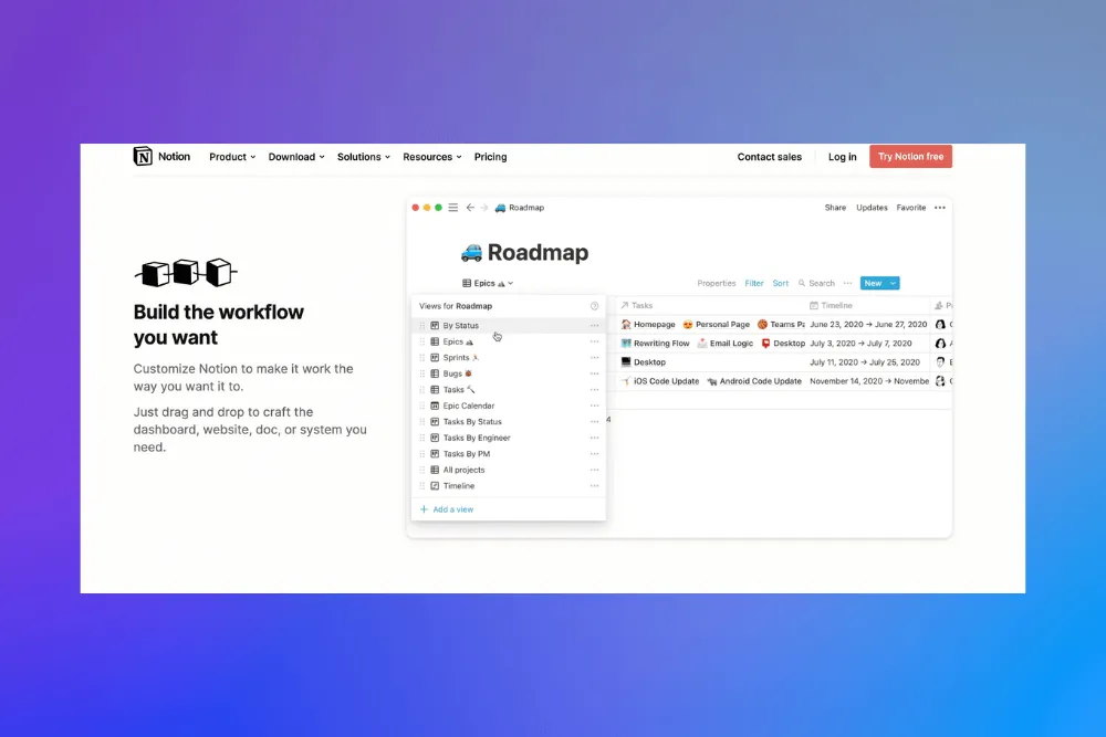 notion works for remote teams