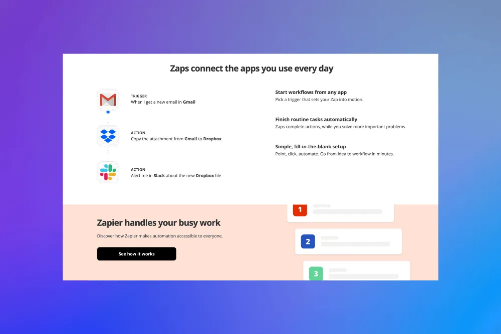 zapier helps remote teams save time