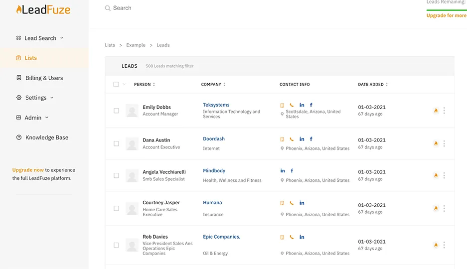 LeadFuze for Sales Automation