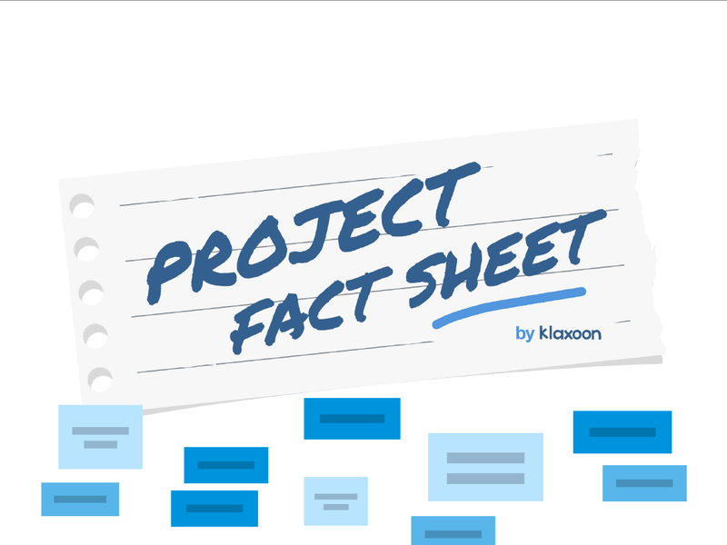 Project Fact Sheet: the management support tool for your projects ...
