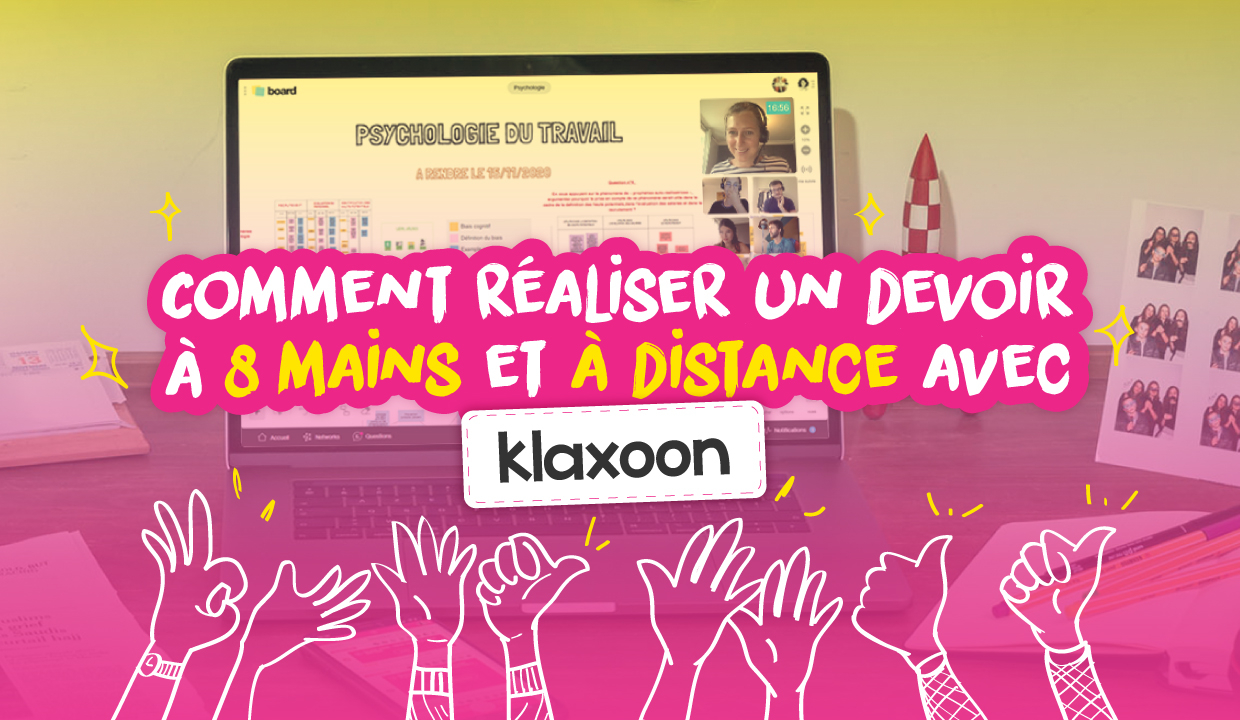 Comment réaliser un devoir à distance avec Klaxoon | Klaxoon