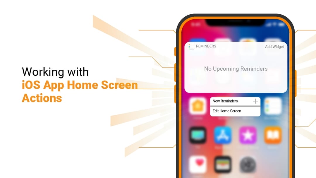 Working with iOS App Home Screen Actions