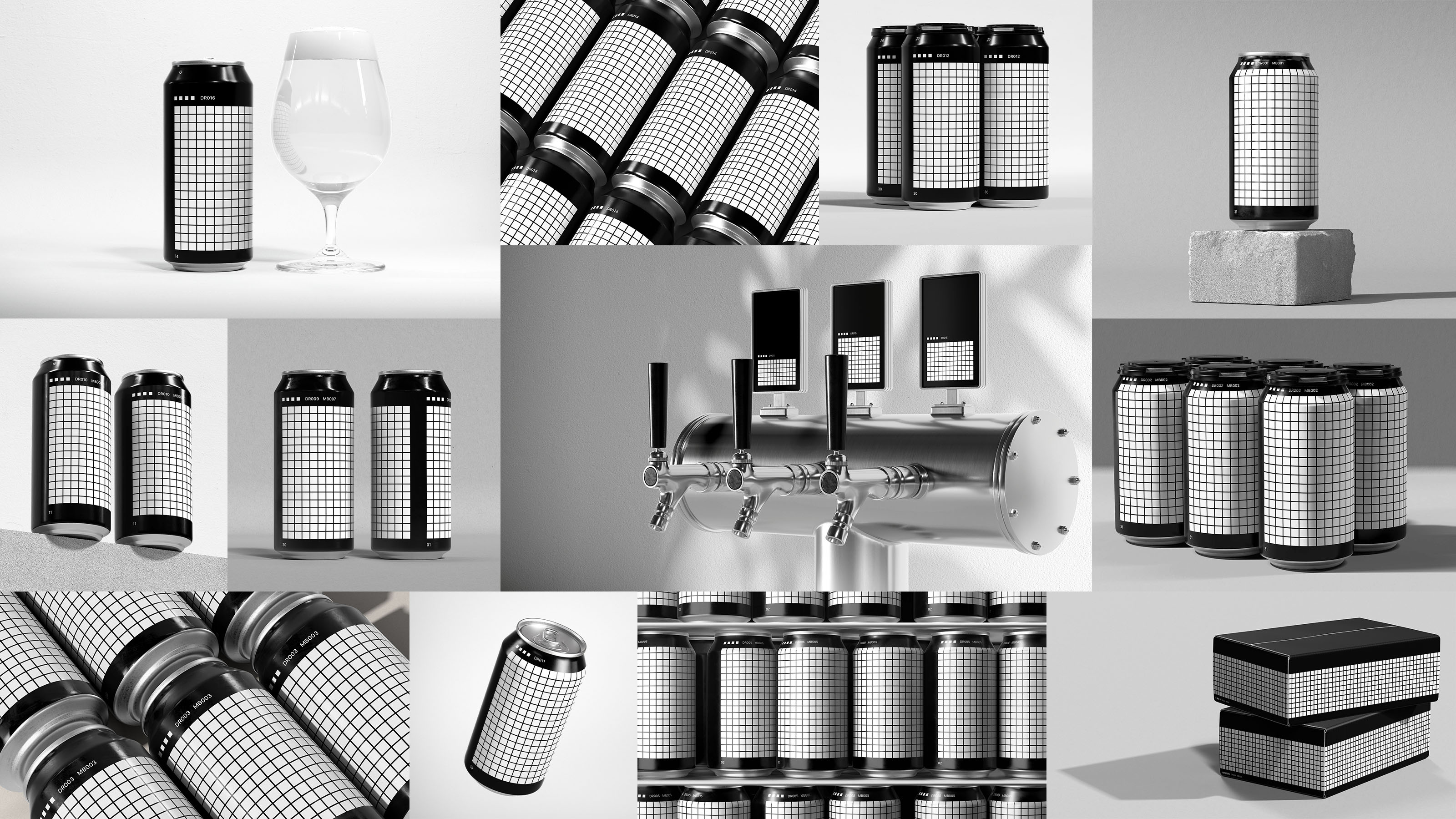 Complete Brewery Bundle Mockup Darkroom