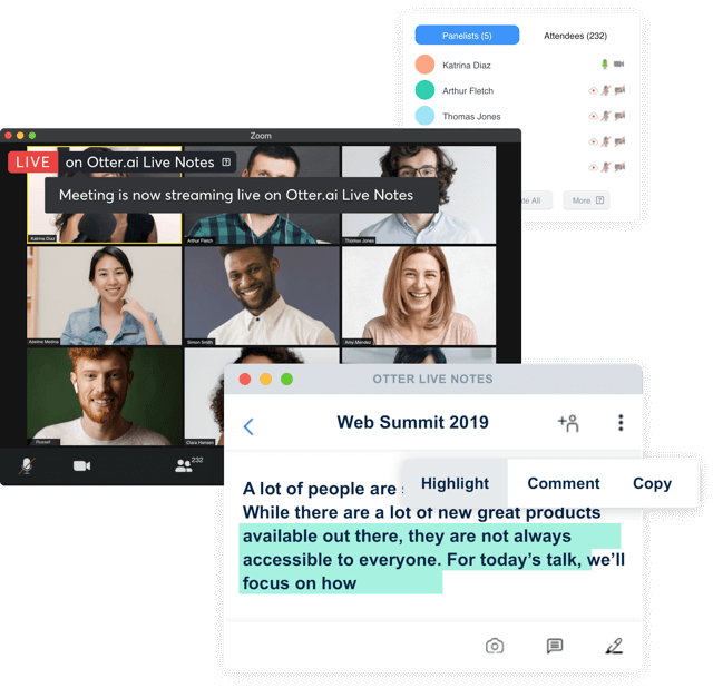 Otter.ai Launches Virtual Events Collaboration Service Otter.ai