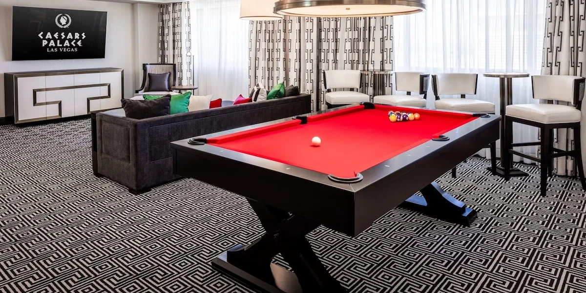 Colosseum Premium Suite King Pool Table Caesars Palace Las Vegas