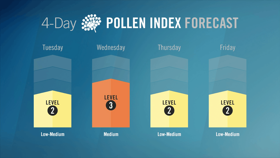 Pollen Levels for Digital Signage