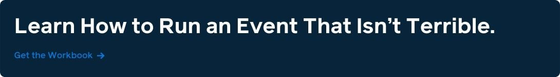 Event Planning Workbook - How to Run an Event That Isn’t Terrible