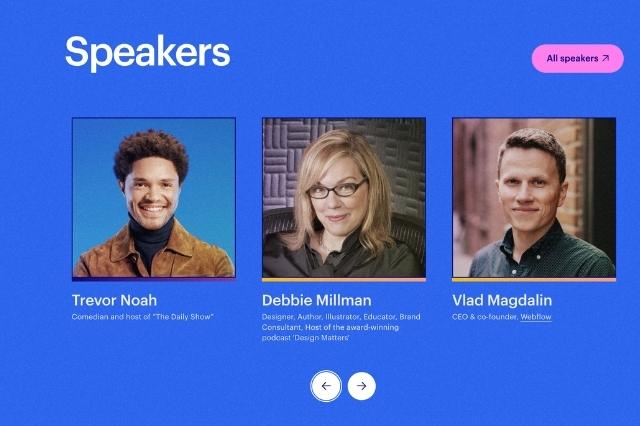 No-Code Conf event high profile speaker lineup