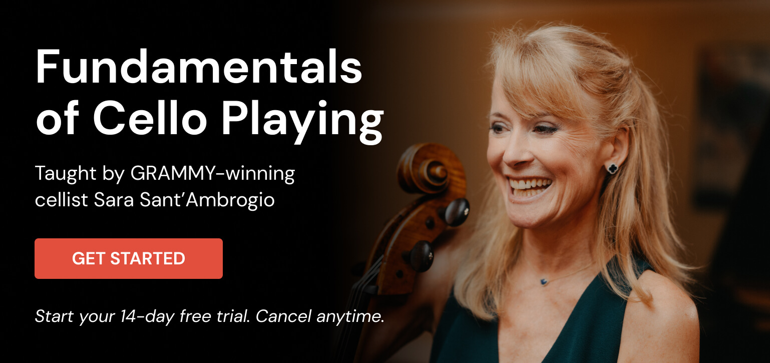 The Fundamentals of Cello Playing with Sara Sant’Ambrogio | tonebase Cello