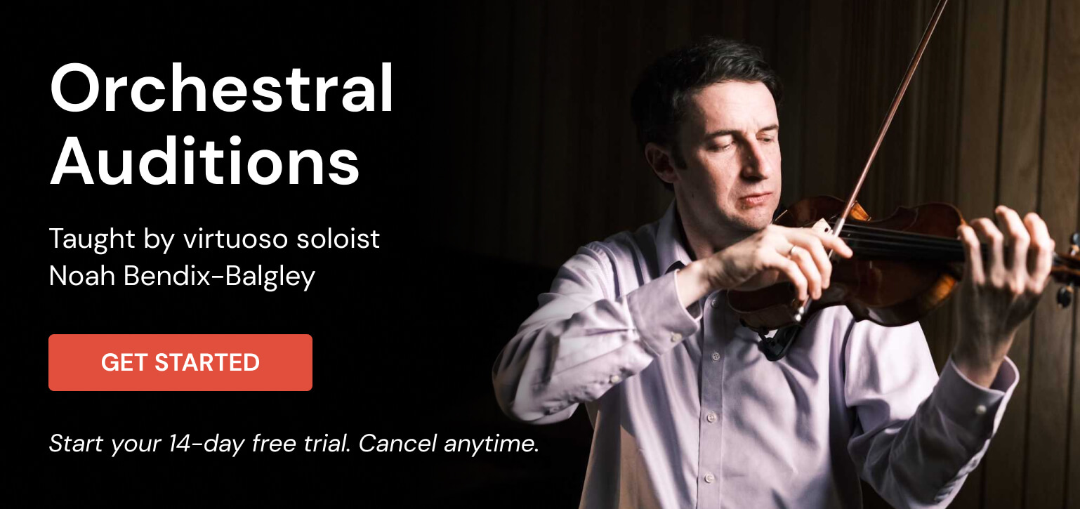 Guide to Orchestral Auditions with Noah BendixBalgley tonebase Violin