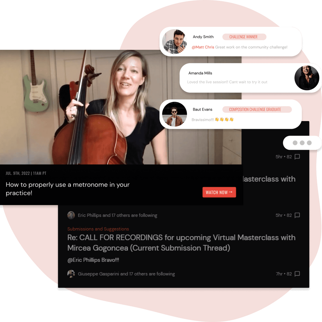 Online Cello Lessons, Courses, LIVE Community & More