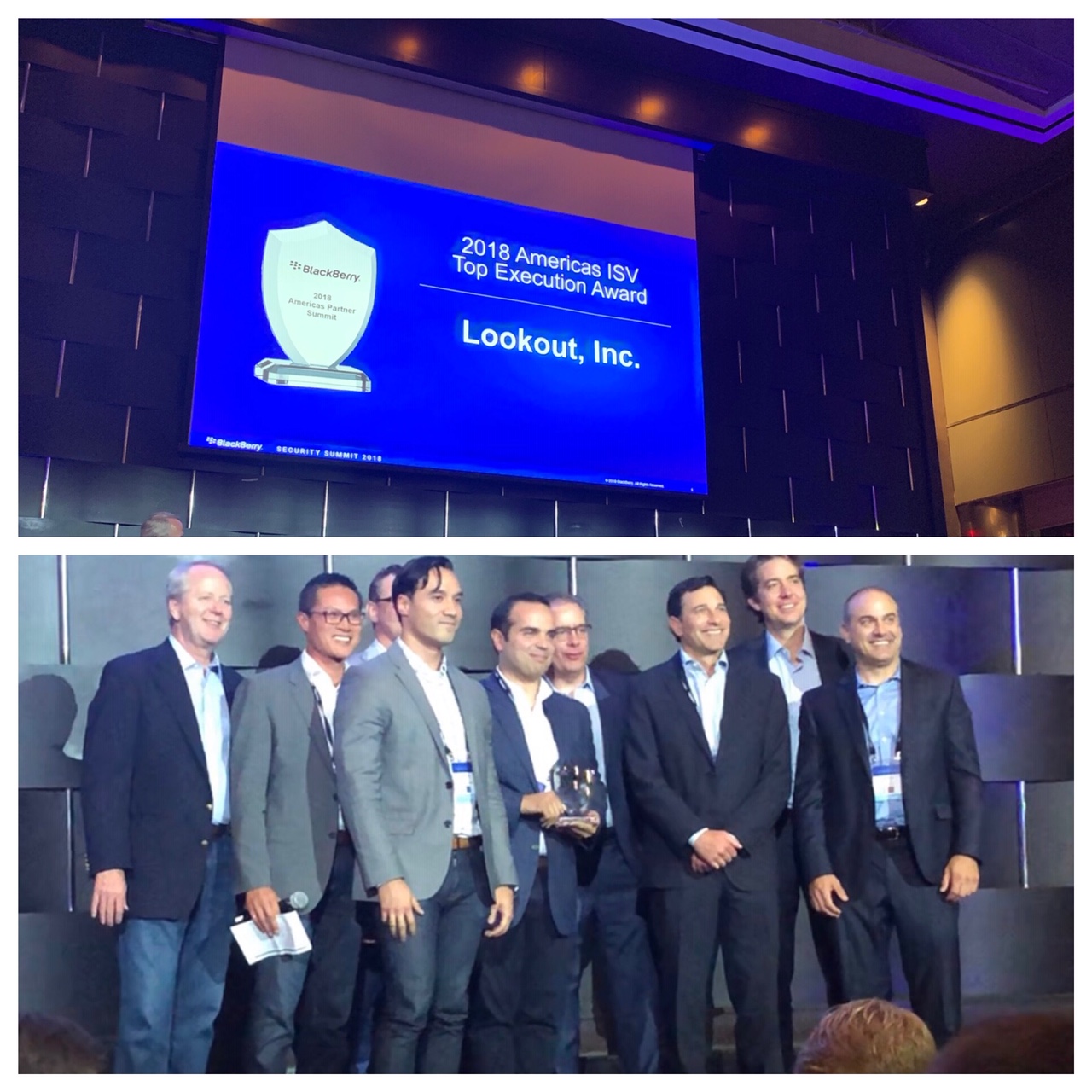BlackBerry awards Lookout top partner 2018