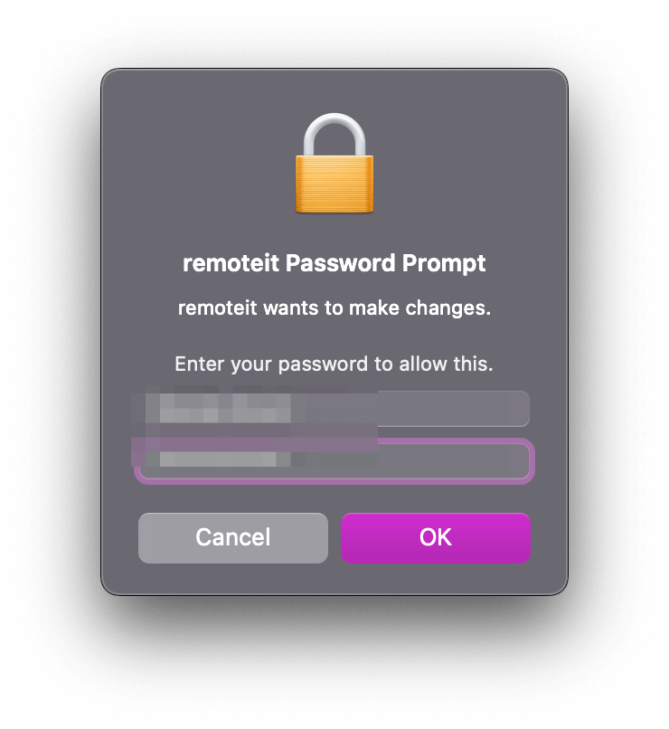 mac password