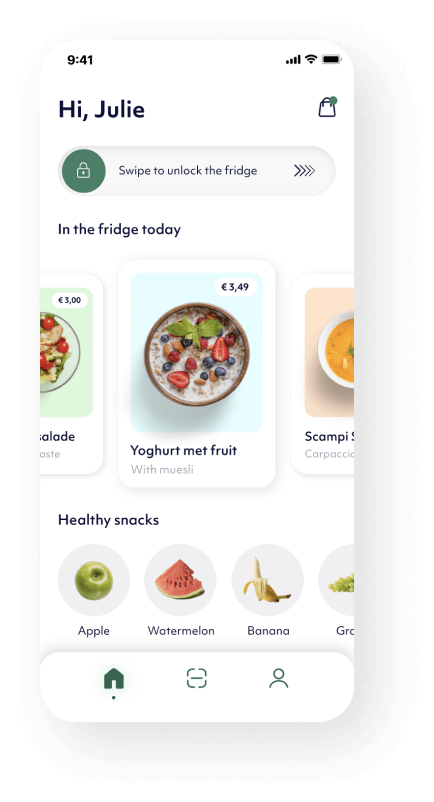 food app mockup