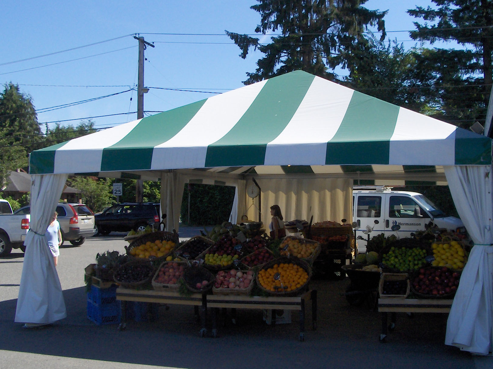 20x20 Farmers Market Tent