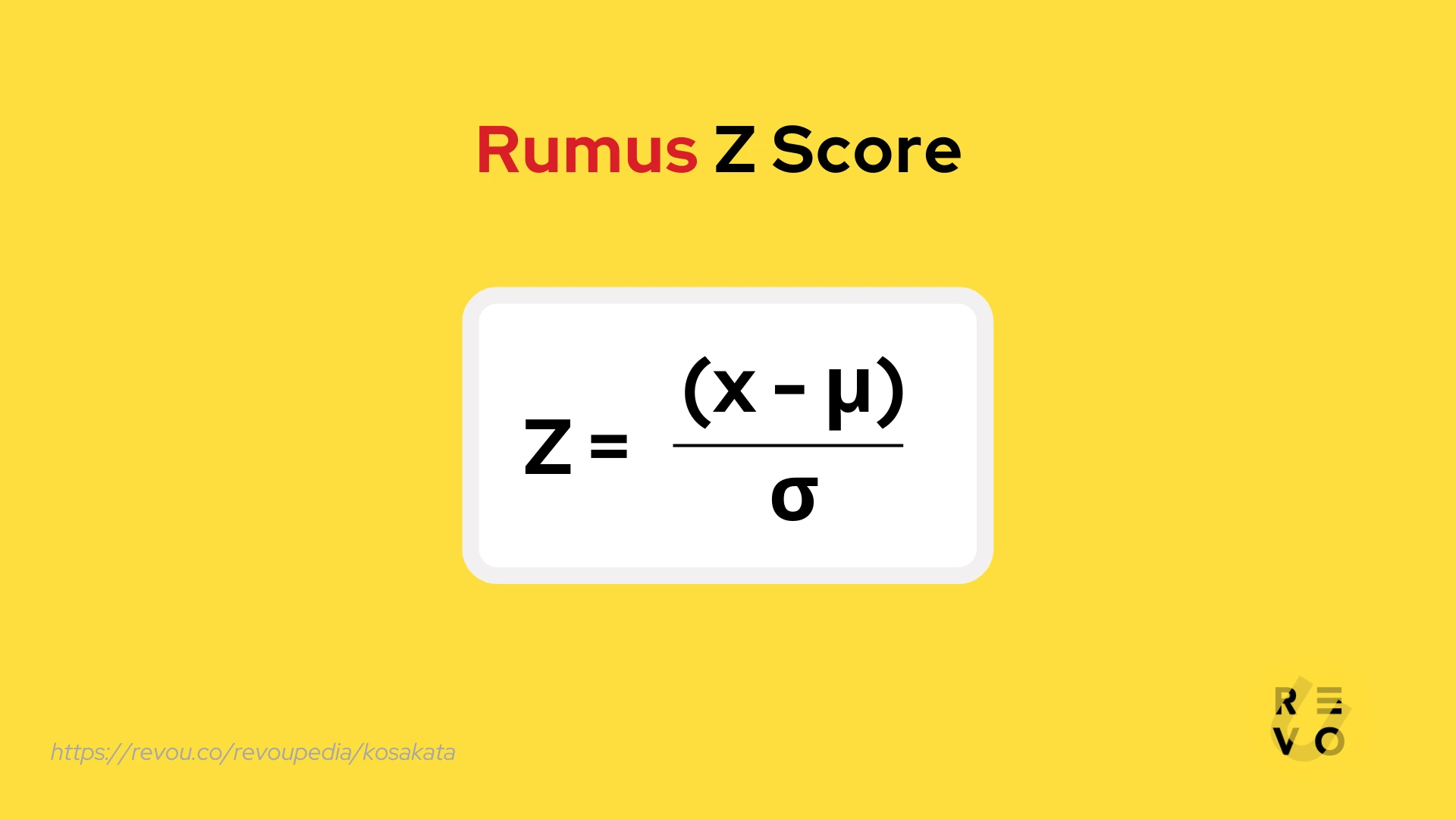 rumus z score