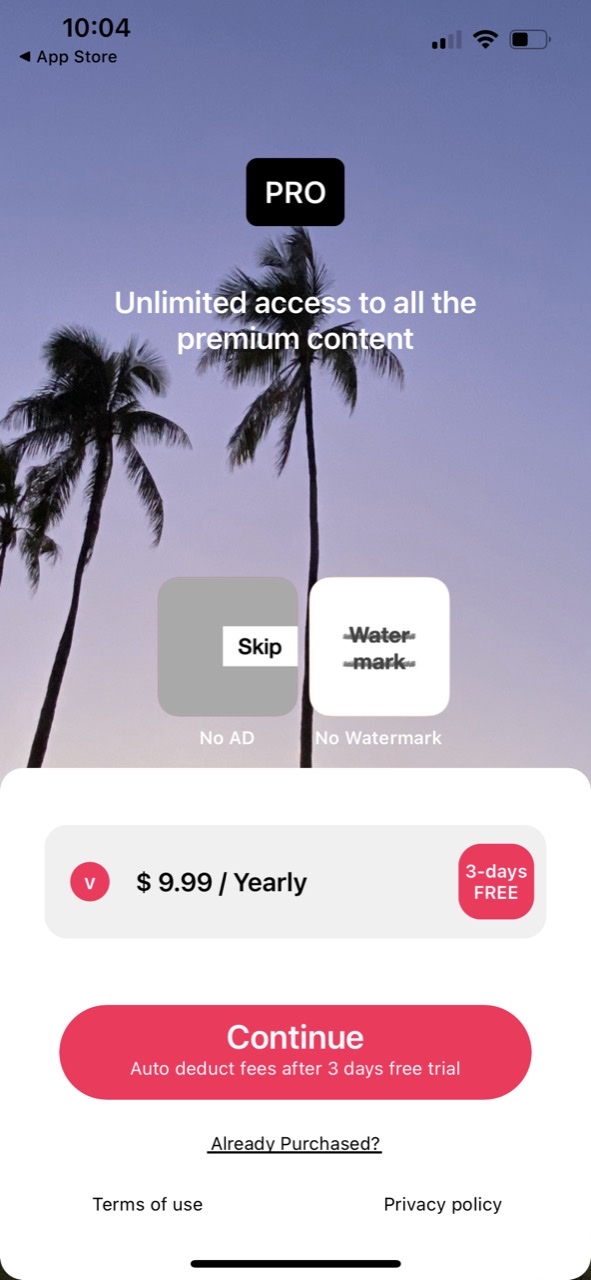 Background Eraser superimpose — Paywall Screenshot (20K/mo)