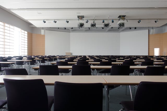 empty classroom