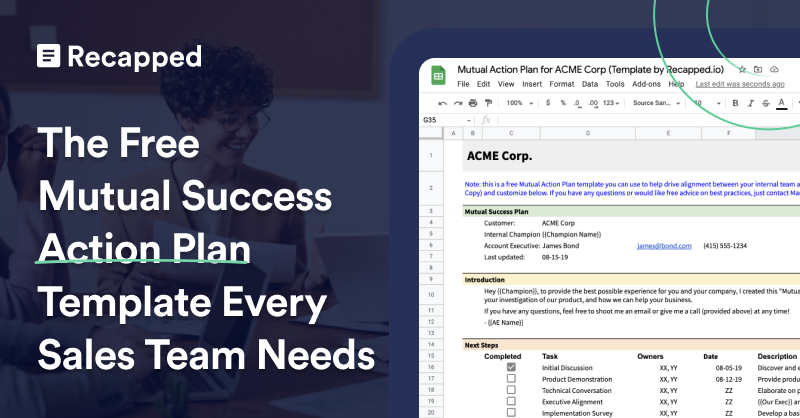 The Free Mutual Success Action Plan Template Every Sales Team Needs