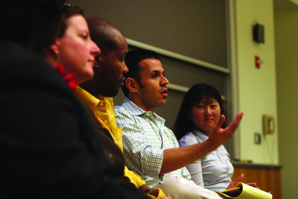New Leaders members in a panel discussion
