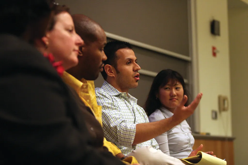 New Leaders members in a panel discussion
