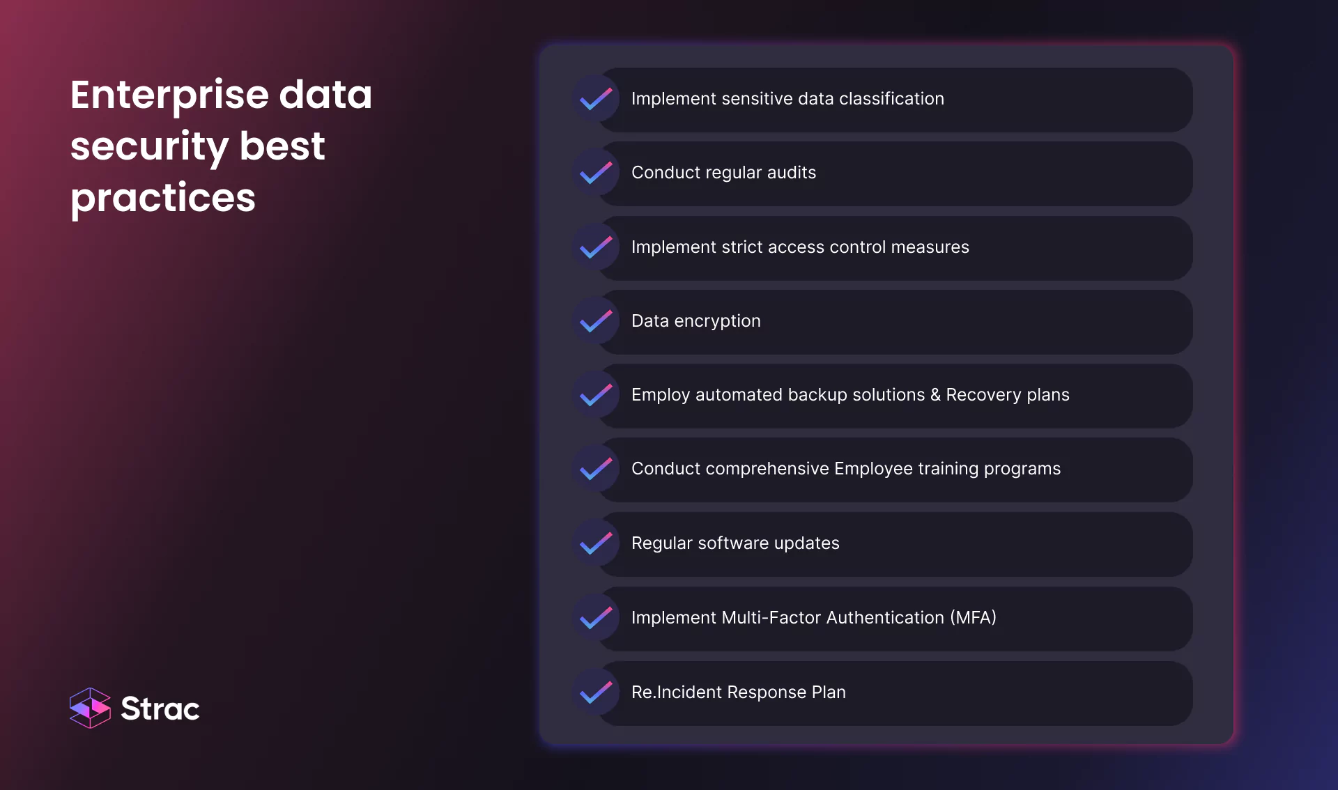 Enterprise data security best practices