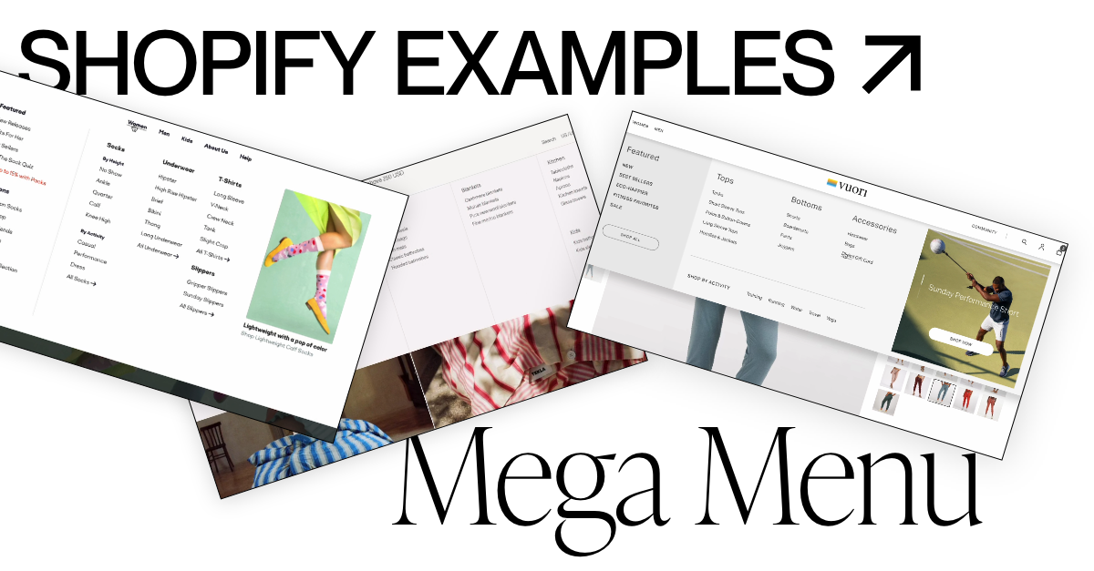 Recently updated The best Shopify Mega Menu examples to give you inspiration