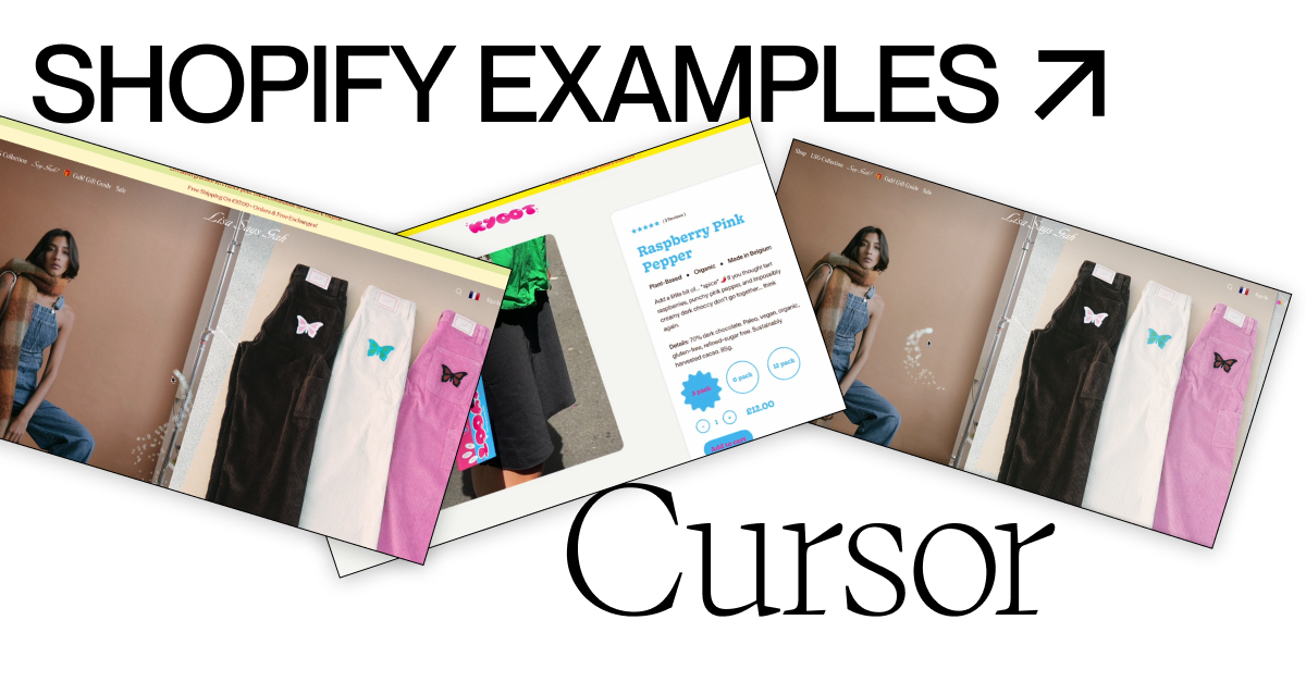 Recently updated the best shopify cursor examples to give you inspiration