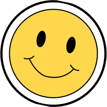 Smiley sticker
