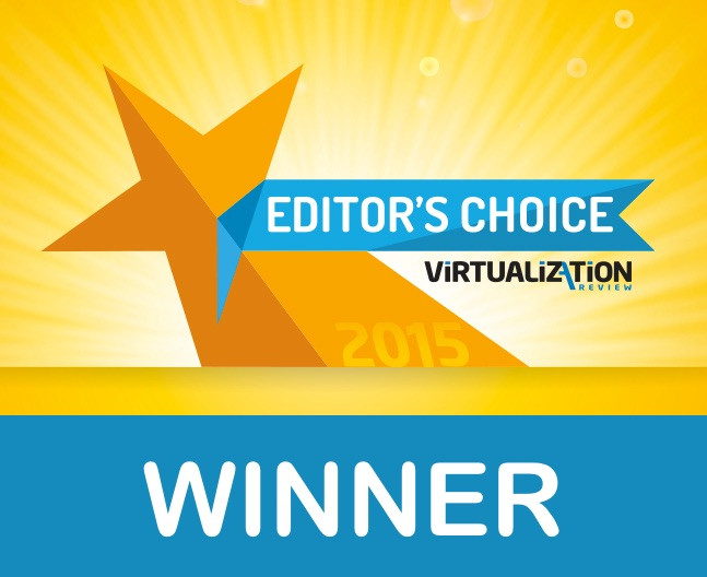 Virtualization Review 2015 Editors Choice Award