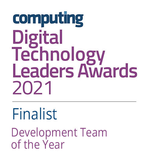 Computing Digital Technology Leaders Awards 2021 Finalist Development Team of the Year