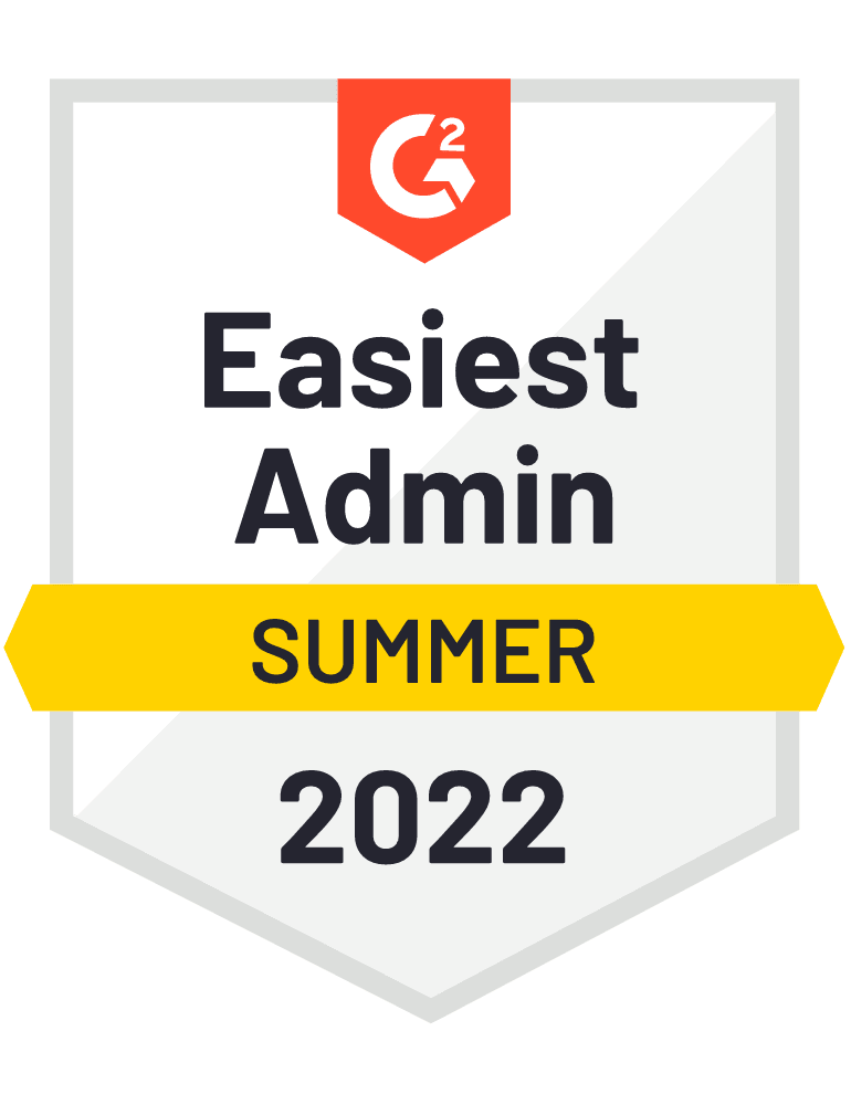 G2 Easiest Admin Summer 2022