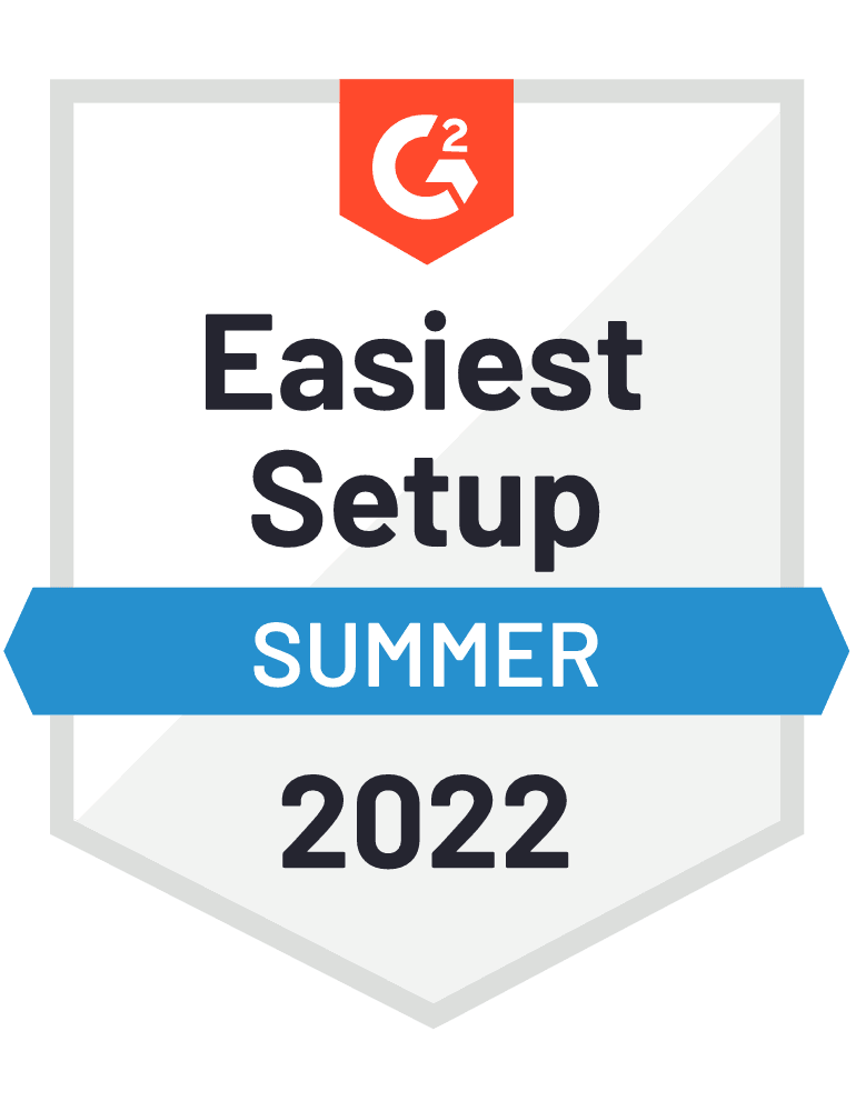 G2 Easiest Setup Summer 2022
