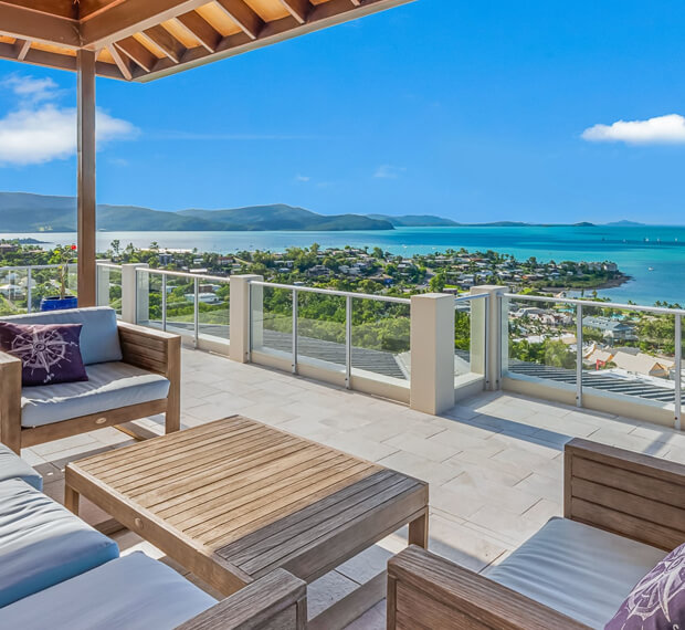 Whitsundays outlook from airlie beach apartment