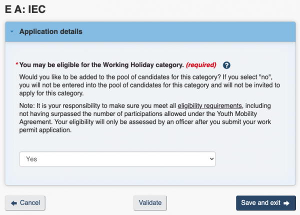 submit whv application