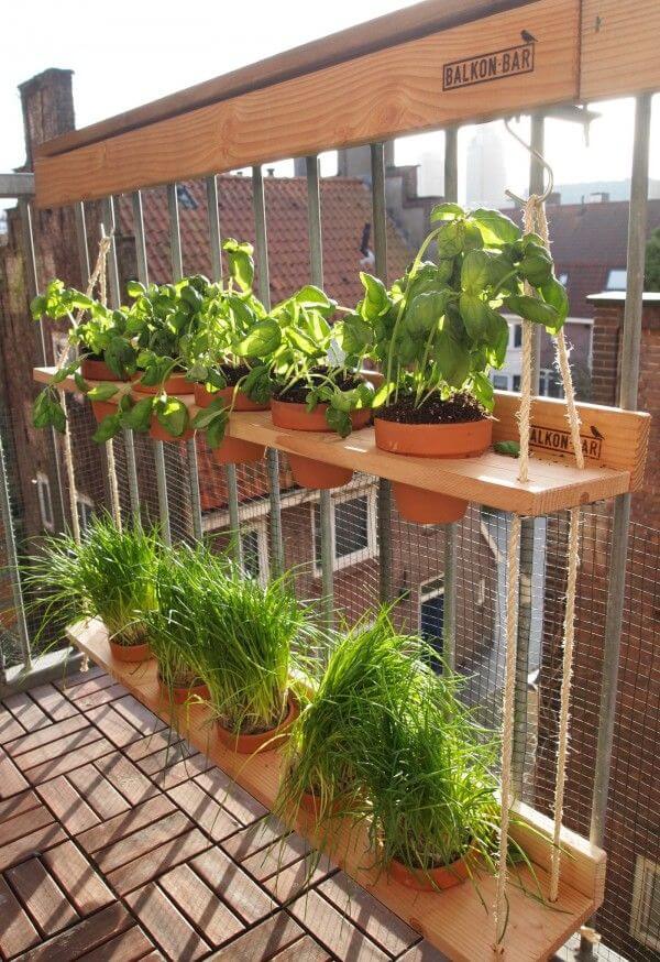 potager pour un petit balcon