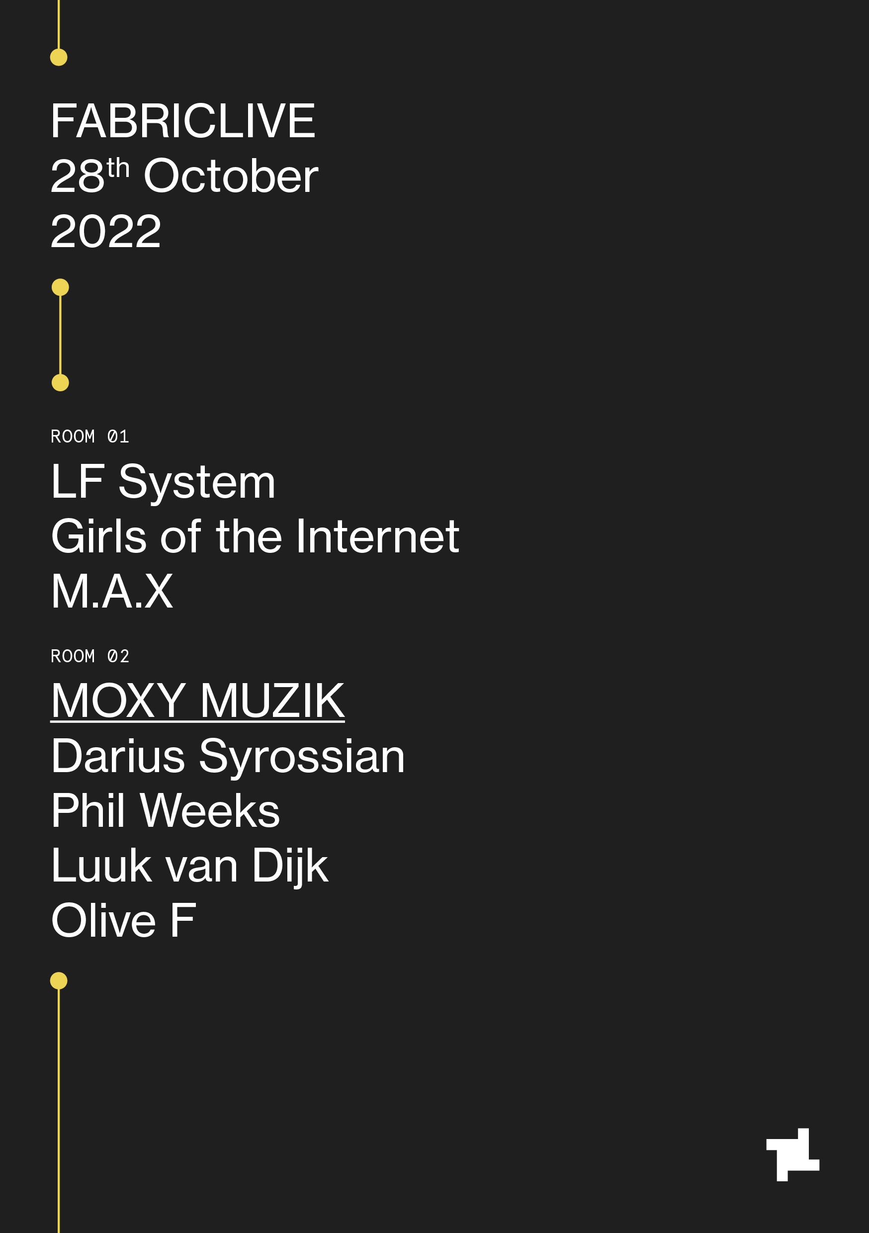 FABRICLIVE LF SYSTEM, Darius Syrossian, Girls of the Phil Weeks, Luuk van Dijk