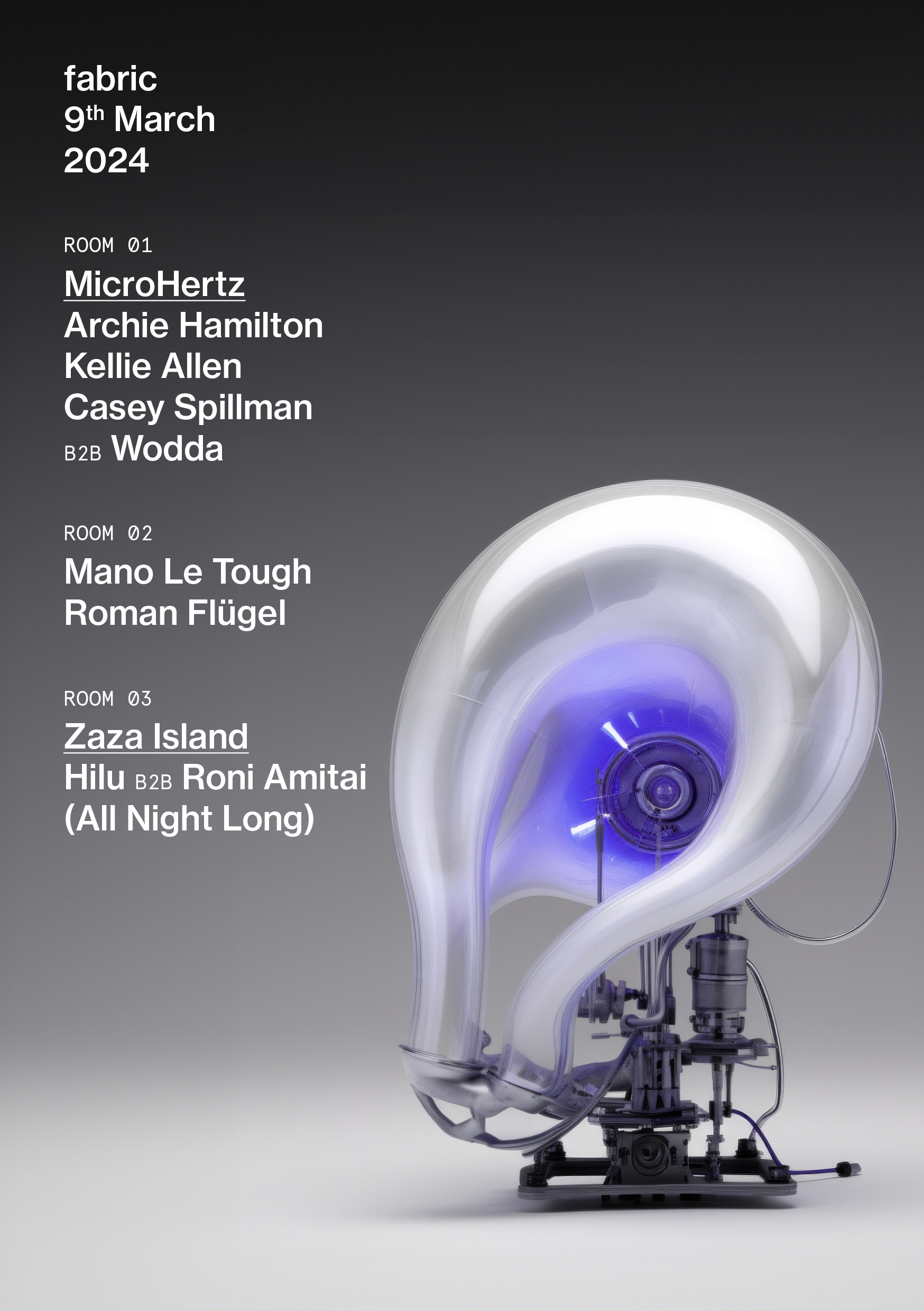 Archie Hamilton, Kellie Allen, Mano Le Tough, Roman Flugel | Fabric London