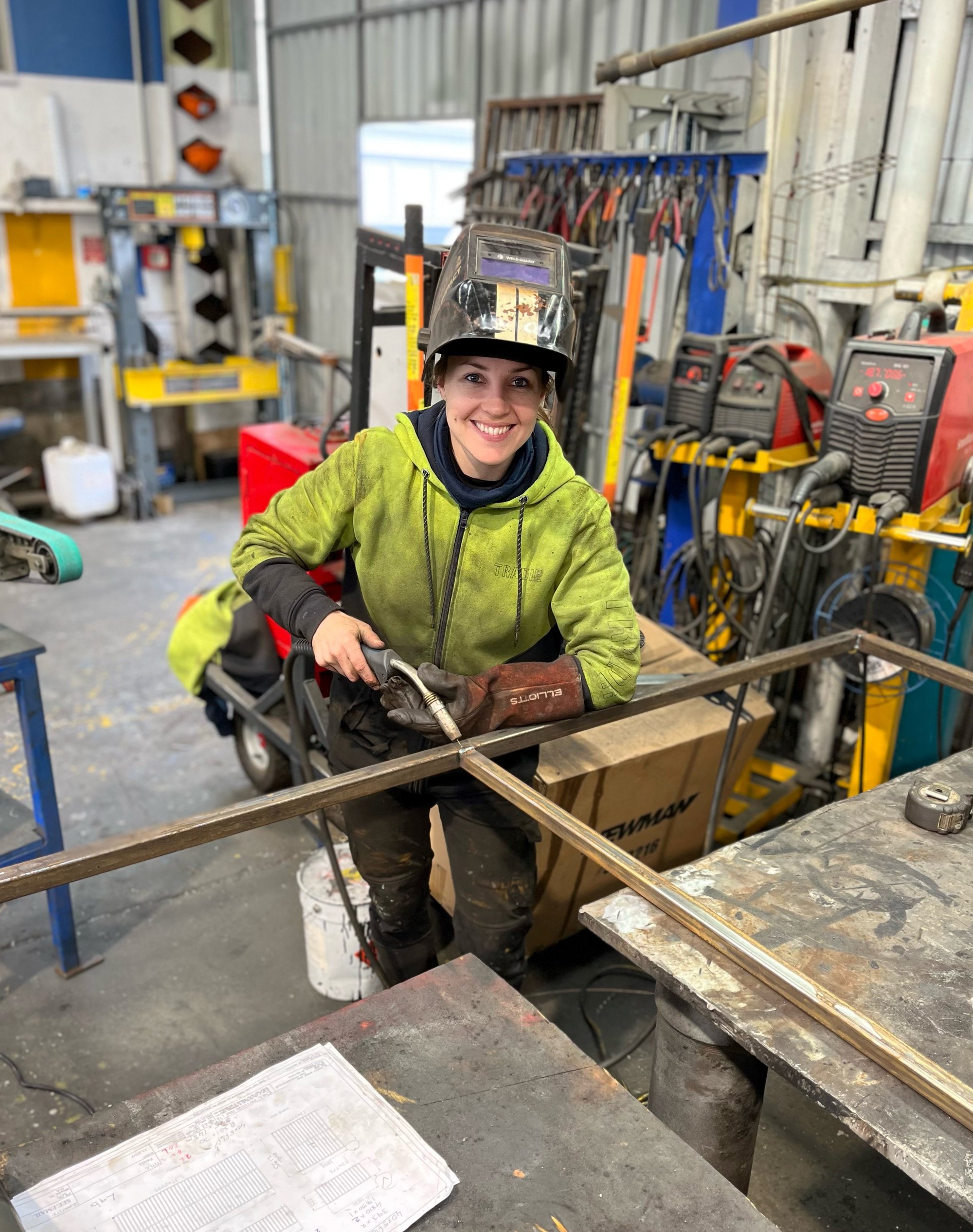 First woman to complete new version of mechanical engineering