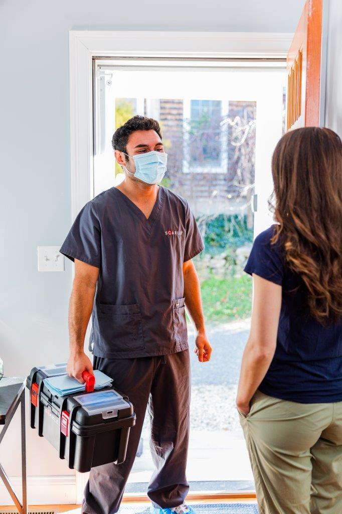 doctor coming to home