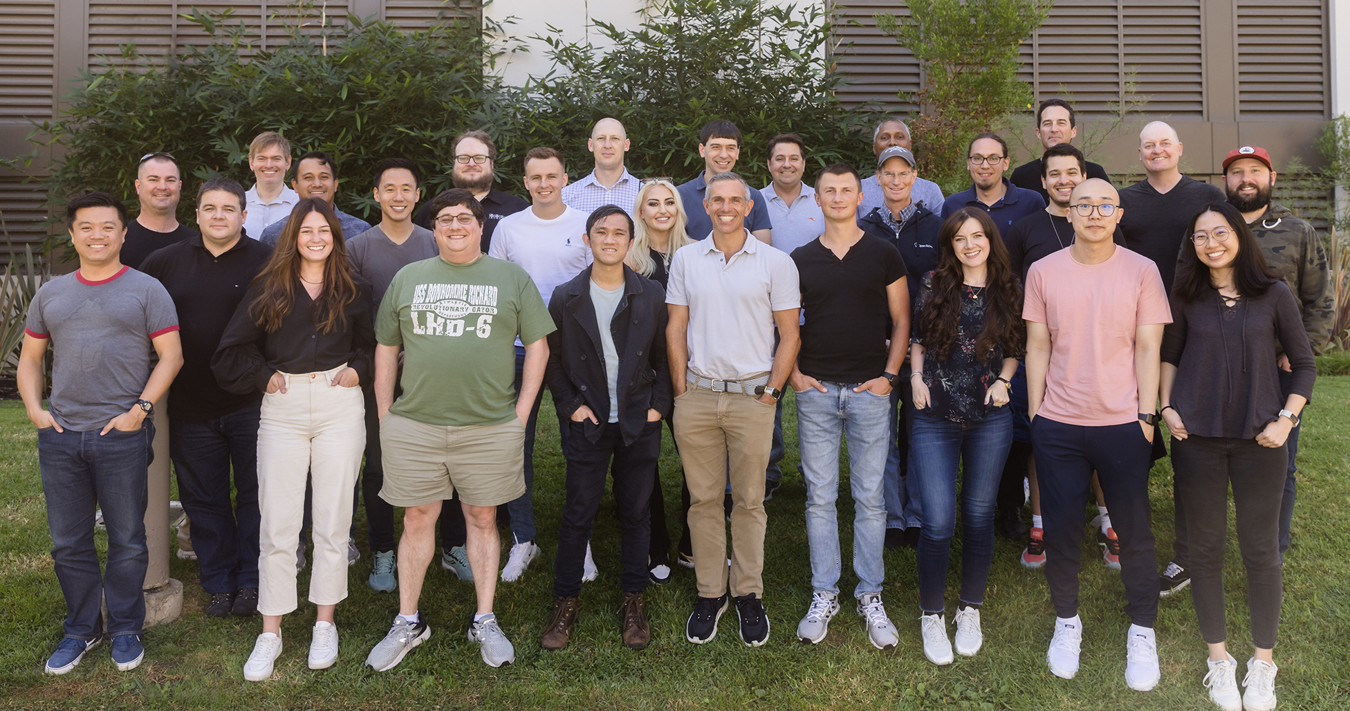 Group photo of the Open Raven team
