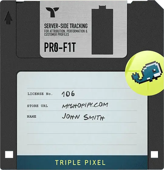 triple pixel floppy disk