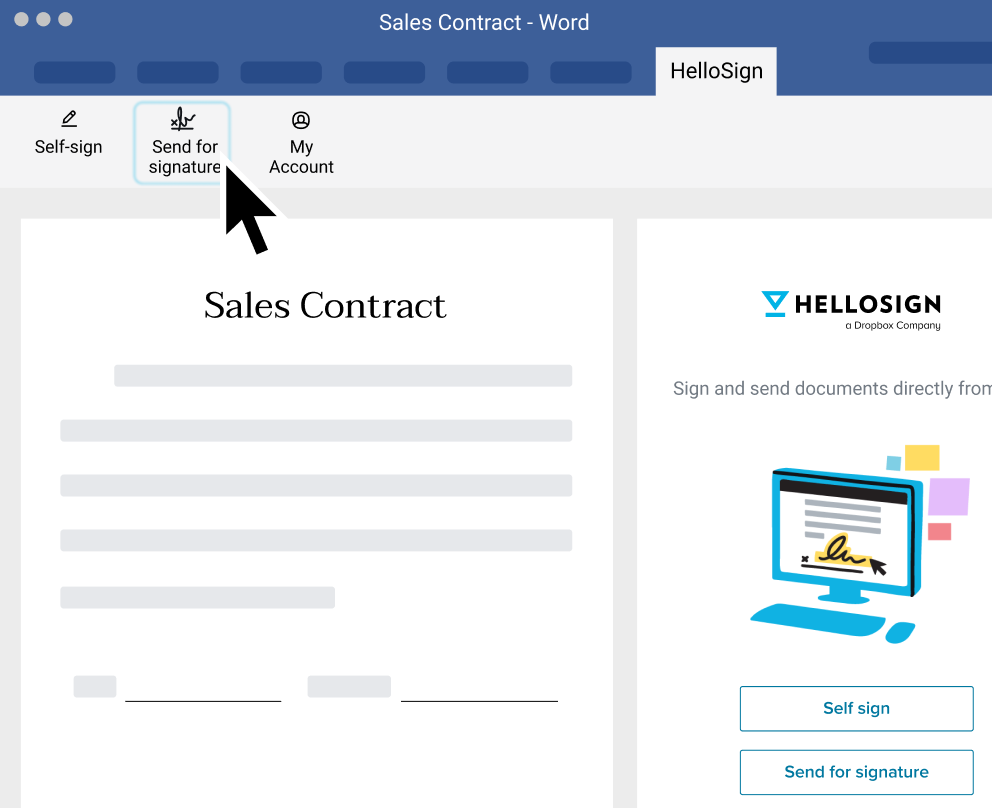 Insert Electronic Signature in Google Docs HelloSign