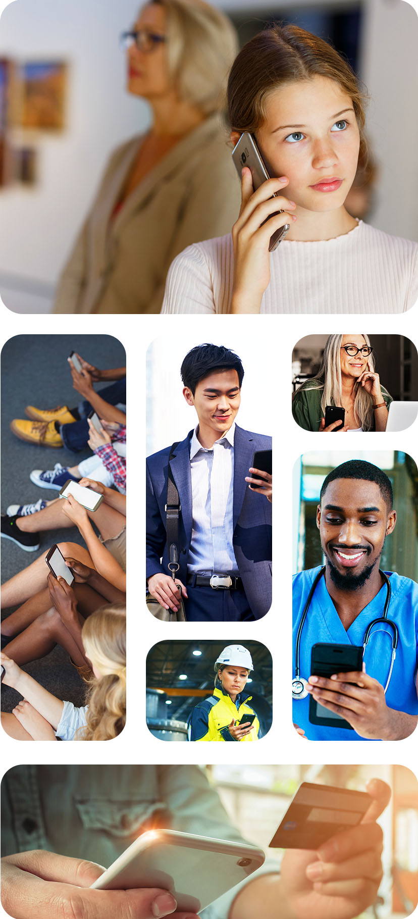 Mobile Services: Mobile Services: Mobile Audio Tour, Business Workforce, Mobile Training, Workforce Notifications, Mobile Healthcare App, Mobile Payments App