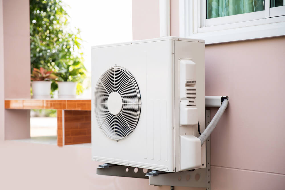 Heat Pumps mount on the wall image