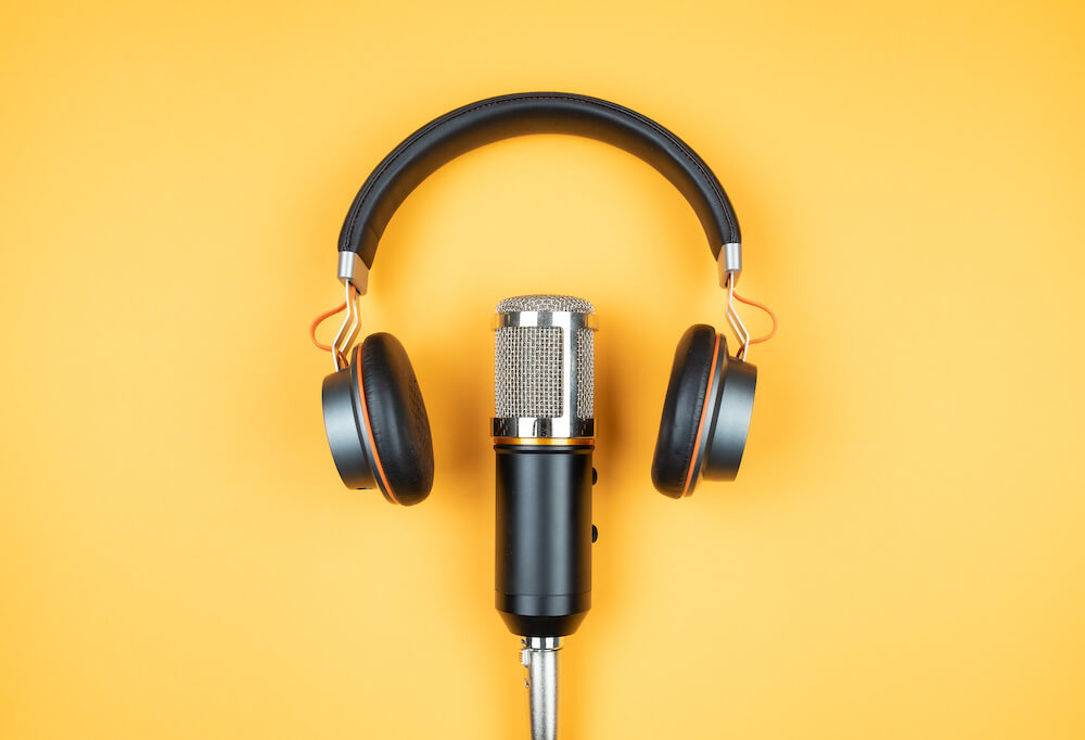 Mic and headphones