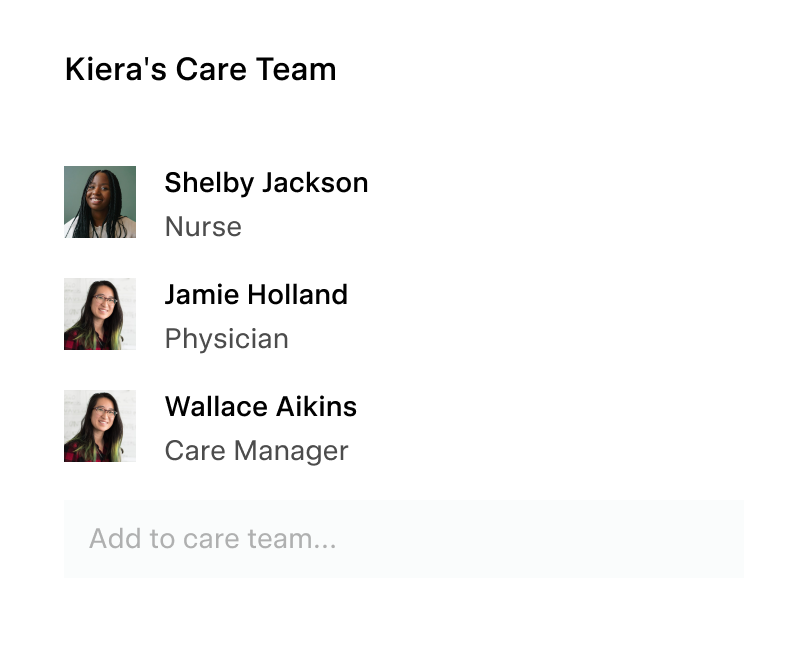 Patient care team
