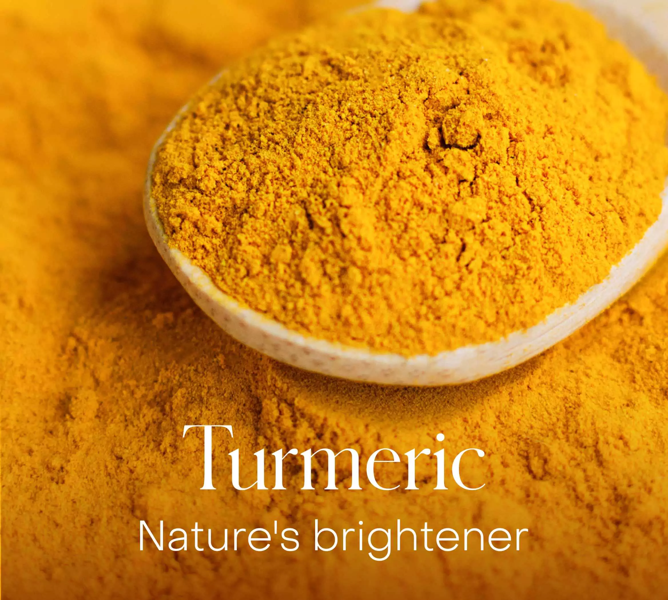 The role of turmeric in skincare