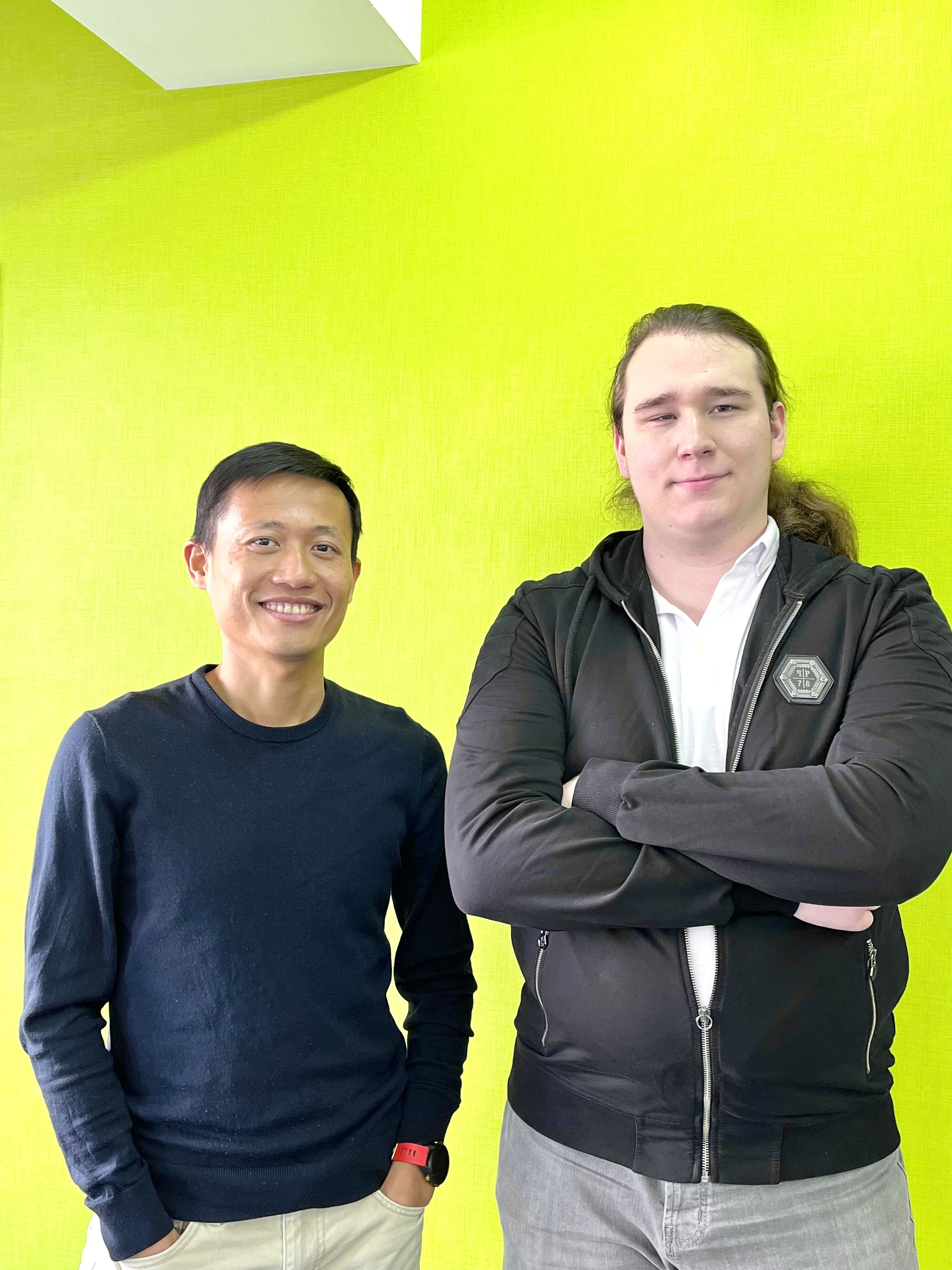 Tokyo Techies CEO Duc Doba and Tokyo Techies Frontend Developer Leonid Rizynk