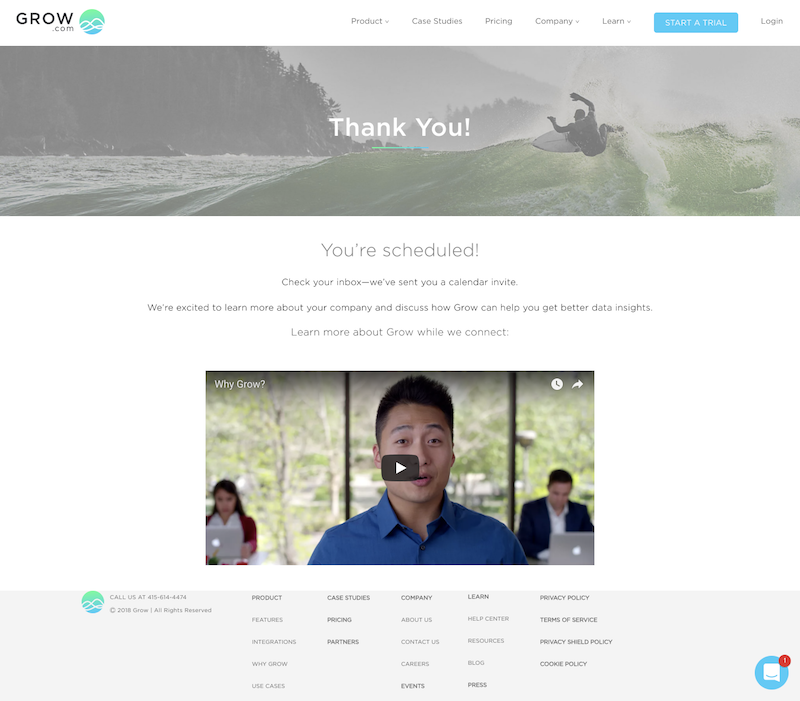 How to Create a B2B Thank You Page That Doesn’t Suck | Chili Piper